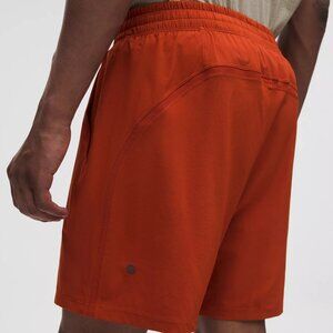 Lululemon Men Pace Breaker 7” Lined Short Autumn Rust